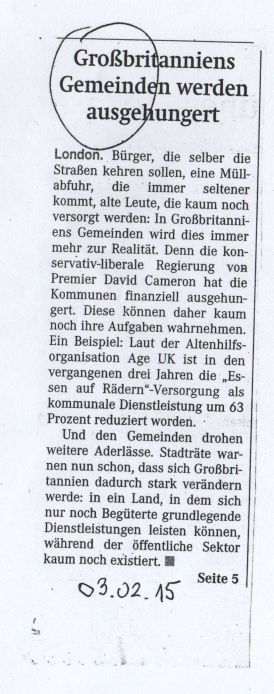Wiener Zeitung vom 3.2.2015