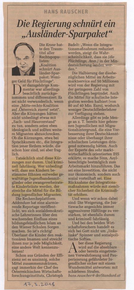 Rauscher: Ausländer